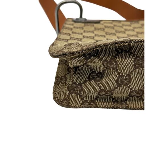 Gucci Monogram Flat Eclipse Messenger Bag*Excellent Condition*Entrupy COA - Picture 15 of 16